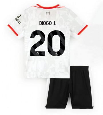 Liverpool Diogo Jota #20 Tercera Equipación Niños 2024-25 Manga Corta (+ Pantalones cortos)